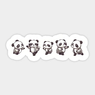 Dancing Panda Sticker